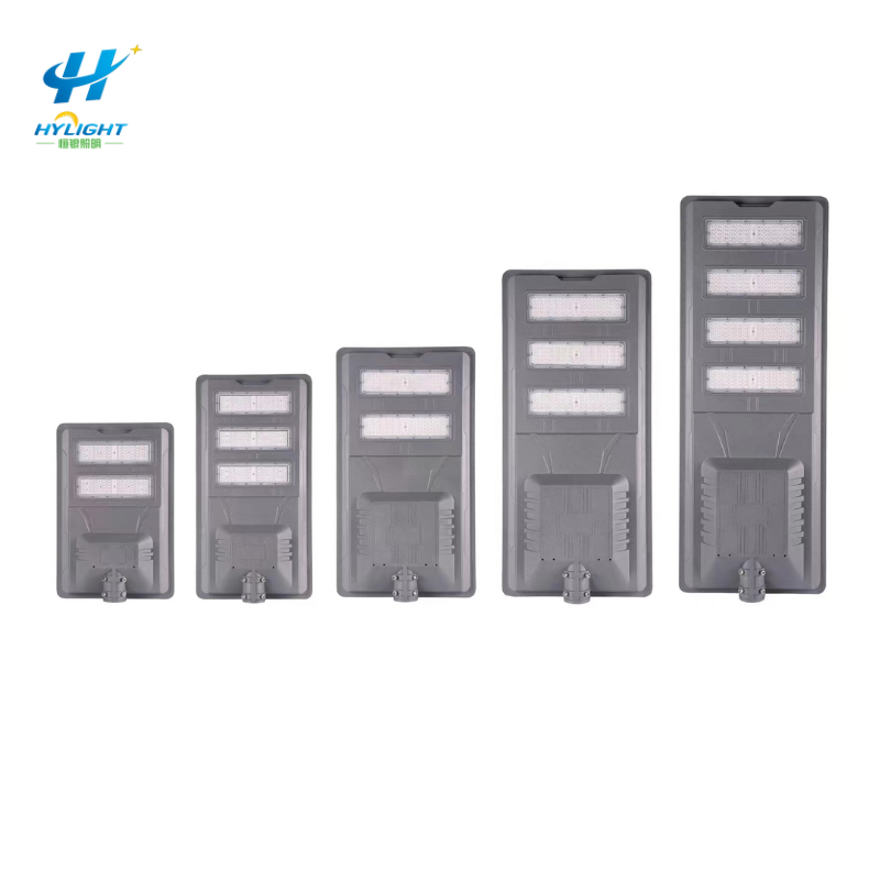 Integrated Solar Street Light for Outdoor Illumination