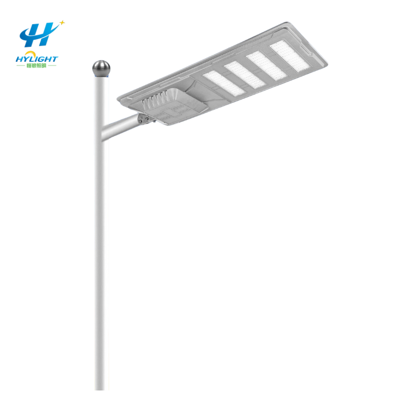 Integrated Solar Street Light for Outdoor Illumination
